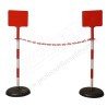 PVC Road Delineator with message board | Protector FireSafety