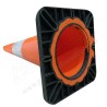 Cone 750 MM 6" Sleeve Heavy Rubber Base Orange Pioneer | Protector FireSafety