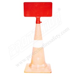 Message plate for safety cone | Protector FireSafety