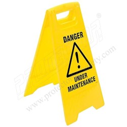 Caution Floor Stand Danger Under Maintenance | Protector FireSafety