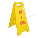 Caution Floor Stand Work in Progress | Protector FireSafety