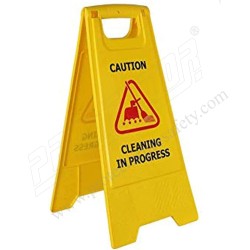 Caution Floor Stand Cleaning in Progress | Protector FireSafety