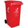 Wheel Dust Bin 240 Ltr PVC container Aristo | Protector FireSafety