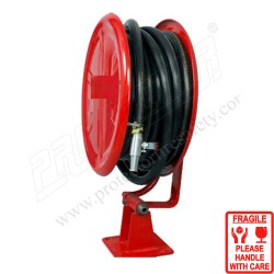 Fire hose reel swivelling type with pipe & nozzle | Protector FireSafety