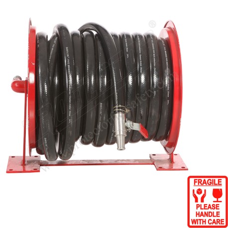 Fire hose reel with 25 mm X 45 M pipe & nozzle | Protector FireSafety