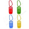 Non conductive nylon plastic lockout hasp with 6 holes  | Protector FireSafety