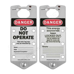Tago Labelled Lockout Hasp 6 Holes | Protector FireSafety
