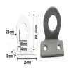 OSHA safety lockout padlock Nylon Shackle  76 mm | Protector FireSafety