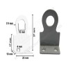 OSHA safety lockout padlock Nylon Shackle  76 mm | Protector FireSafety