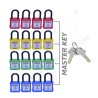 OSHA Safety LOTO Padlock Nylon Shackle 38 mm | Protector FireSafety