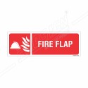 Fire Flap Sign| Protector FireSafety