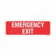 Emergency Exit Sign