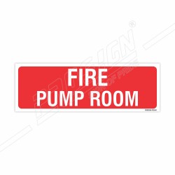 Fire Pump Room Sign| Protector FireSafety