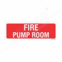 Fire Pump Room Sign| Protector FireSafety