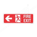 Fire Exit Left Arrow Sign| Protector FireSafety