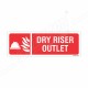 Dry Riser Outlet Sign