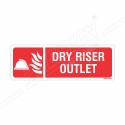 Dry Riser Outlet Sign| Protector FireSafety