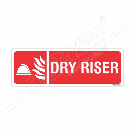 Dry Riser Sign| Protector FireSafety