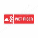 Wet Riser Sign| Protector FireSafety