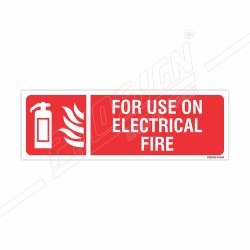 For Use On Electrical Fire Sign| Protector FireSafety