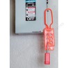 Non conductive nylon plastic lockout hasp with 6 holes  | Protector FireSafety