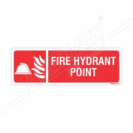 Fire Hydrant Point Sign| Protector FireSafety