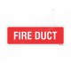 Fire Duct Sign