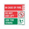 In Case Of Fire Sign| Protector FireSafety