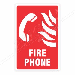 Fire Phone Sign| Protector FireSafety