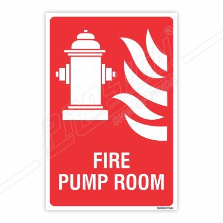 Fire Pump Room Sign| Protector FireSafety