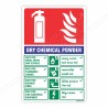 DCP Fire Extinguisher ID (Gujrati - English) Sign| Protector FireSafety