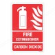 Co2 Fire Extinguisher Sign