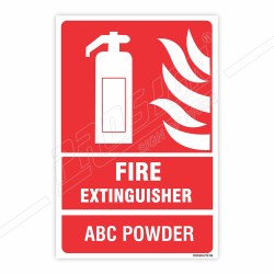 ABC Fire Extinguisher Sign| Protector FireSafety