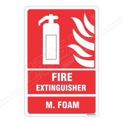 M. Foam Fire Extinguisher Sign| Protector FireSafety