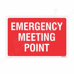 Emergency Meeting Point Sign| Protector FireSafety