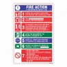 Fire Action Sign| Protector FireSafety