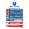 Fire Action Sign| Protector FireSafety