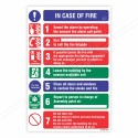 Fire Action Sign| Protector FireSafety