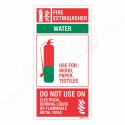 Use Of Water Fire Extinguisher Sign| Protector FireSafety