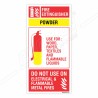 Use Of Powder Fire Extinguisher Sign| Protector FireSafety