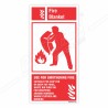 Use Of Fire Blanket Sign| Protector FireSafety