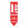 Fire Extinguisher Down Arrow Sign| Protector FireSafety