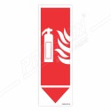 Fire Extinguisher Down Arrow Sign| Protector FireSafety