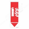 Fire Extinguisher Down Arrow Sign| Protector FireSafety