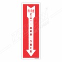 Fire Extinguisher Down Arrow Sign| Protector FireSafety