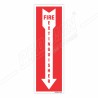 Fire Extinguisher Down Arrow Sign| Protector FireSafety