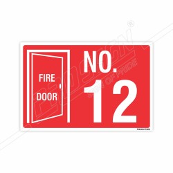 Fire Door Number Sign| Protector FireSafety