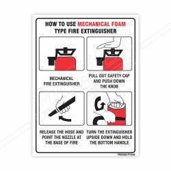 How to Use Mechanical Foam Type Fire Extinguisher Sign| Protector FireSafety