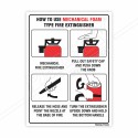 How to Use Mechanical Foam Type Fire Extinguisher Sign| Protector FireSafety