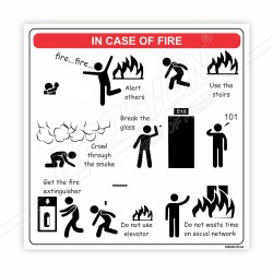 In Case Of Fire Chart| Protector FireSafety